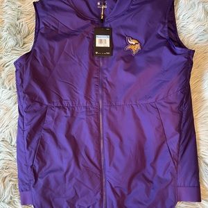 NWT Minnesota Vikings Team Vest. Never worn.